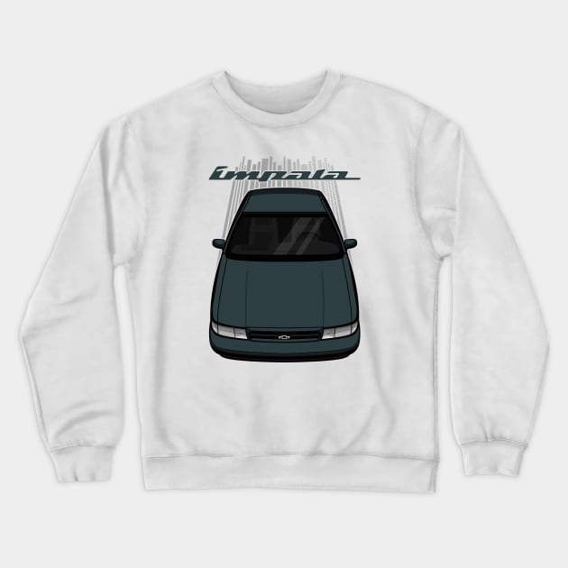 Chevrolet Impala SS 1994 - 1996 - gray green Crewneck Sweatshirt by V8social